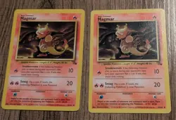MAGMAR - 39/62 - Fossil - Pokemon Card Vintage WOTC MP Free Shipping - Image 2