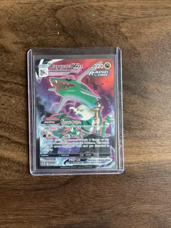 Pokemon TCG Rayquaza VMAX Holo Ultra Rare Card TG29/TG30 - Image 1
