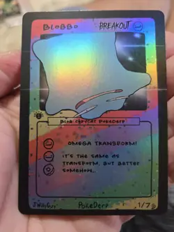 Pokederp BREAKOUT Blobbo 1/7 - Ditto Pokemon Derpy Fan Art RARE - Image 1