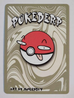 Blobbo (Ditto) 5/7 Blackout Shadow 1st Edition Pokederp Pokemon Fan Art Card NM - Image 2