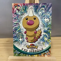 Weedle #13 Topps 1999 TV Animation Edition Non Holo Pokemon 1999 LP - Image 1