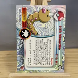 Weedle #13 Topps 1999 TV Animation Edition Non Holo Pokemon 1999 LP - Image 2