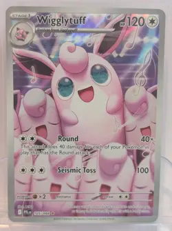 Wigglytuff 105/094 Pokemon Phantasmal Flames - Near Mint Illustration Rare - Image 1