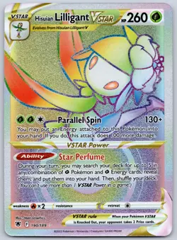 Hisuian Lilligant VSTAR 190/189 (NM) - SWSH10: Astral Radiance Pokemon TCG - Image 1