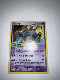 Pokemon TCG Dusclops EX Crystal Guardians 17/100 Reverse Holo Rare - Image 1