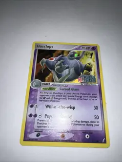 Pokemon TCG Dusclops EX Crystal Guardians 17/100 Reverse Holo Rare - Image 2