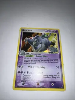 Pokemon TCG Dusclops EX Crystal Guardians 17/100 Reverse Holo Rare - Image 3
