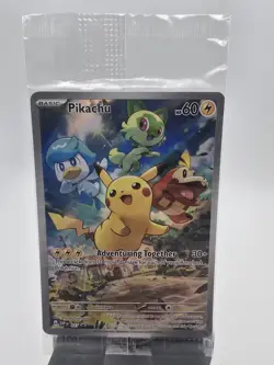 Pikachu SVP027 – Pokemon TCG Scarlet & Violet: Paldea Evolved ETB Promo – SEALED - Image 1