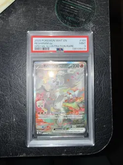 Pokemon TCG Reshiram EX 166/086 English Sir White Flare PSA 9 - Image 1