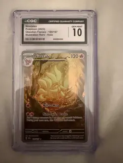 Ninetales 199/197 SV03: Obsidian Flames Holo CGC Gem Mint 10 - Image 1