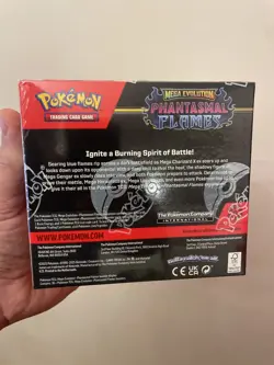 Phantasmal Flames Booster Box Pokemon TCG Brand New & Sealed - Fast Post! - Image 2