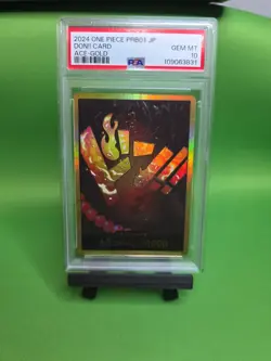 PSA 10 Japanese One Piece PRB-01 - Portgas D. Ace Gold Don!! - Image 1