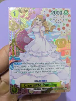 Charlotte Pudding OP03-112 SP Two Legends OP-08 One Piece Card Game NM - Image 1