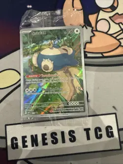 Pokemon Card Snorlax SVP 051 Illustration Rare 151 ETB Black Star Promo Sealed - Image 1
