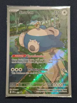 Pokemon Card TCG - SNORLAX - SVP 051 - Black Star Promo - Pokemon 151 - SEALED - Image 1