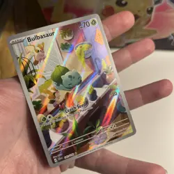 Bulbasaur - 143/142 / Stellar Crown - Illustration Art Holo - Pokemon TCG - Image 3