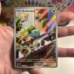 Bulbasaur - 143/142 / Stellar Crown - Illustration Art Holo - Pokemon TCG - Image 4