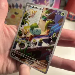 Bulbasaur - 143/142 / Stellar Crown - Illustration Art Holo - Pokemon TCG - Image 5