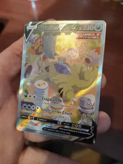 Tyranitar V (Alternate Full Art) 155/163 Swsh05: Battle Styles Holo Pack Fresh - Image 2