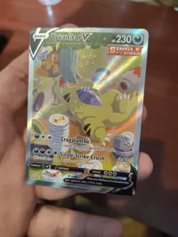 Tyranitar V (Alternate Full Art) 155/163 Swsh05: Battle Styles Holo Pack Fresh - Image 3