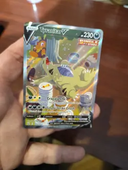 Tyranitar V (Alternate Full Art) 155/163 Swsh05: Battle Styles Holo Pack Fresh - Image 4