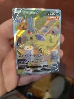 Tyranitar V (Alternate Full Art) 155/163 Swsh05: Battle Styles Holo Pack Fresh - Image 5