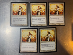 5x Warmth Vintage Tempest Magic Cards MP Condition - Image 1