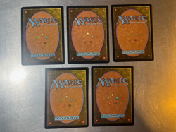 5x Warmth Vintage Tempest Magic Cards MP Condition - Image 2