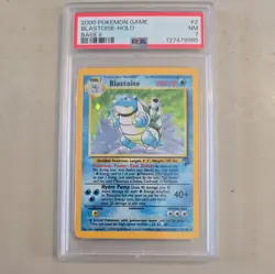 1999 Blastoise Base Set Holo Rare Card 2/130 PSA 7 Pokemon TCG - Image 1