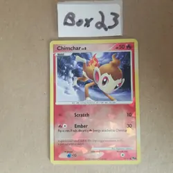 Chimchar 12/17 - CRACKED ICE Reverse Holo - POP SERIES 8 - - POKEMON CARD - LP - Image 1