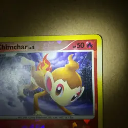 Chimchar 12/17 - CRACKED ICE Reverse Holo - POP SERIES 8 - - POKEMON CARD - LP - Image 3