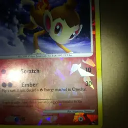 Chimchar 12/17 - CRACKED ICE Reverse Holo - POP SERIES 8 - - POKEMON CARD - LP - Image 4