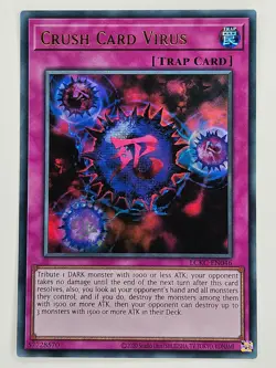 Yu Gi Oh - LCKC-EN046 Crush Card Virus - Version 2 - Ultra Rare - Image 1