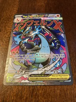 Mega Charizard x EX 023 Mega Evolution Promo Holo 2025 Pokemon Card ~ Unplayed - Image 3