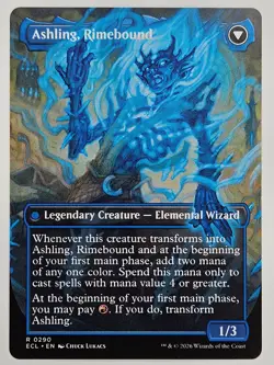 MTG Lorwyn Eclipsed - ECL 290 Ashling, Rekindled (Borderless) - Rare - Image 2