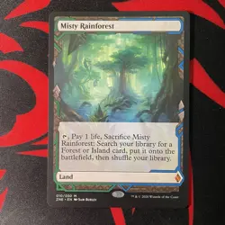 MTG Misty Rainforest Zendikar Rising Expedition 010/030 - Image 2