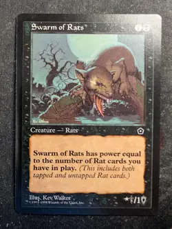 Swarm of Rats - Portal Second Age (MTG) - Image 1