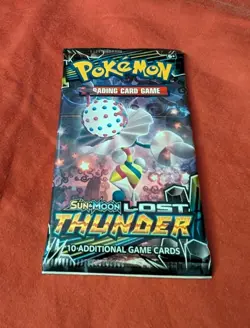 Pokemon Sun and Moon Lost Thunder Sealed Booster Pack - Random Pack Art - Image 1
