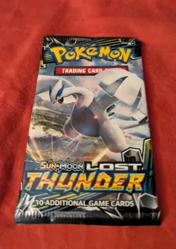 Pokemon Sun and Moon Lost Thunder Sealed Booster Pack - Random Pack Art - Image 2