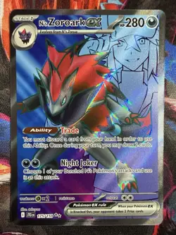Pokemon TCG N's Zoroark EX Journey Together Card NM 098/159 - Image 1
