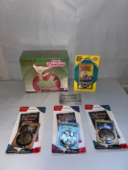 Large Sealed Pokemon Lot, Temporal Forces Etb, Blisters, mystery pack - Image 1