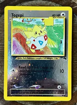 Pokemon TCG Togepi Reverse Holo Promo Southern Islands 04/18 2001 (NM) - Image 1