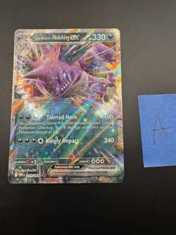 Team Rocket's Nidoking ex 119/182 Pokemon Play! Prize Pack Series 8 Stamped - NM - Image 4