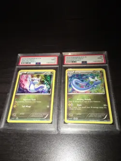 Pokemon PSA 9 - DRATINI & DRAGONAIR Black & White - DRAGON VAULT 2/20 & 4/20 - Image 1