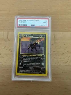 Pokemon Neo Discovery Umbreon 32/75 Mint PSA 9 - Image 2