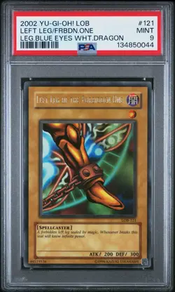 2002 Yu-Gi-Oh! Exodia Complete Full Set LOB 120-124 PSA 9-8 *Sequential* - Image 5