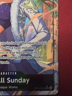Ms. All Sunday (Alternate Art) SR The Azure Sea's Seven OP14-084 - plz read - Image 5