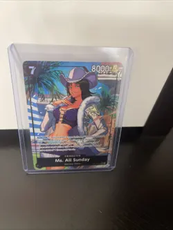 Ms. All Sunday (Alternate Art) OP14-084 The Azure Sea's Seven Foil - Image 1