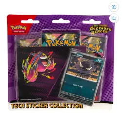 PRE-SALE Pokemon Mega Evolution Ascended Heroes Tech Sticker Collection LOT OF 5 - Image 3