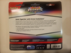 Pokemon Prismatic Evolutions Tech Sticker Collection Sealed Glaceon - Image 2